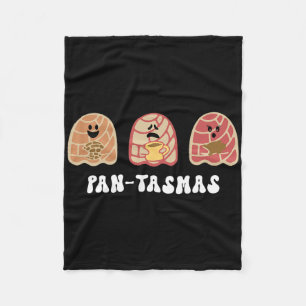 Pantasmas Funny Mexican Conchas Spooky Ghost Pan Fleecefilt