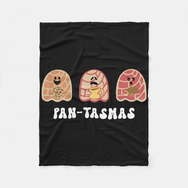 Pantasmas Funny Mexican Conchas Spooky Ghost Pan Fleecefilt (Framsidan)