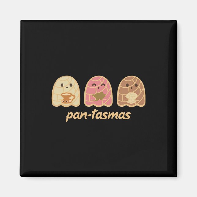 Pantasmas Ghost Shirt Cute Ghost Fall for Women Gi Magnet (Framsidan)