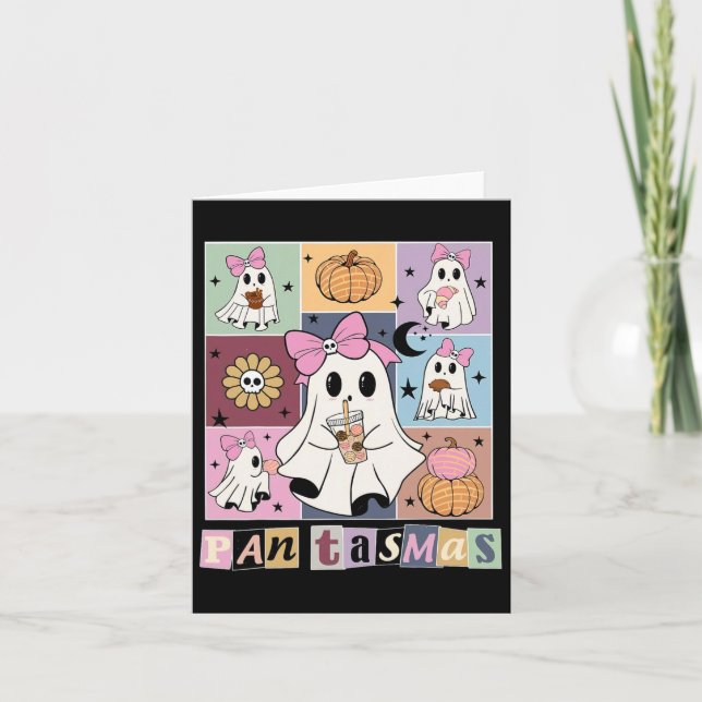 Pantasmas Mexican Halloween Ghost Spooky Conchas C Kort (Framsida)