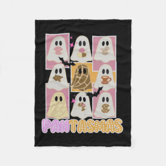 Pantasmas Pan Dulce Ghost Spain Mexican Hallowee Fleecefilt