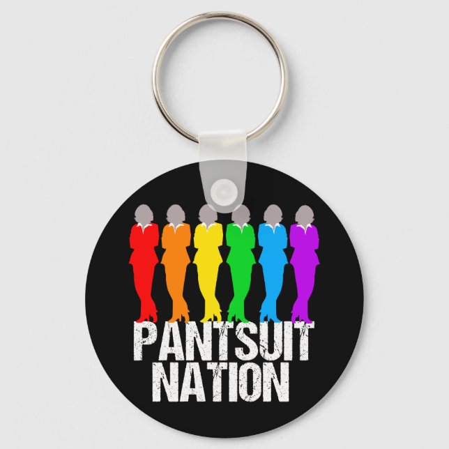 Pantdräkt Nation Rainbow Women Nyckelring (Framsida)
