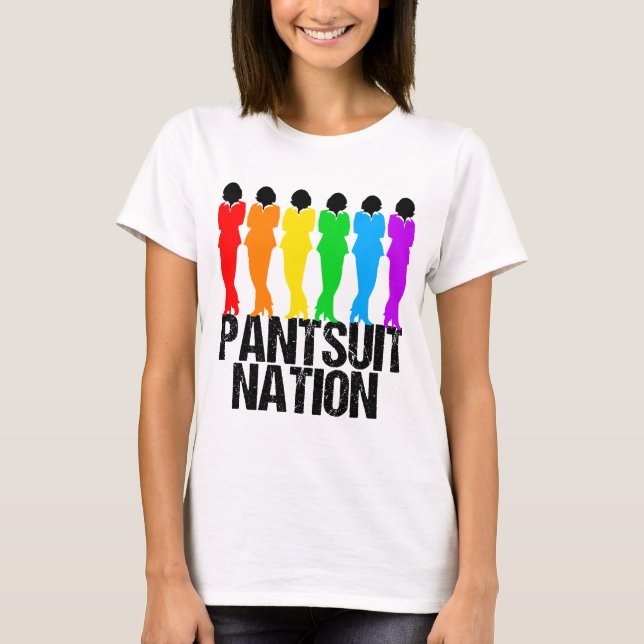Pantdräkt Nation Rainbow Women Tee (Framsida)