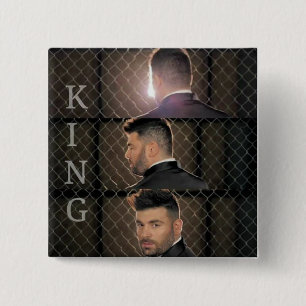 PANTELIS PANTELIDIS PIN BACK BADGE KNAPP