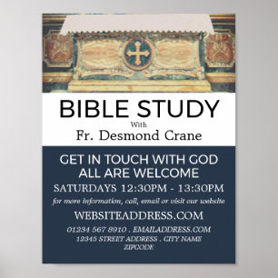 Panteon Altar, Rom, den kristna bibelklassen Poster