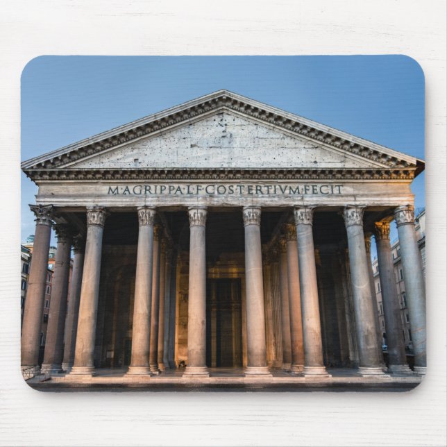 Panteon heliga temple i gryningen - Rom, Italien Musmatta (Framsidan)