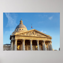 Panteon i Paris, Frankrike Poster