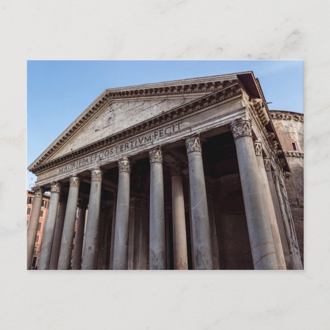 Panteontemplet heliga i Rom - Italien, Europa Vykort (Framsida)