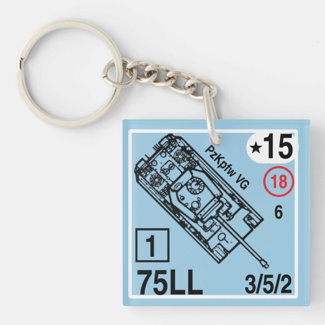 Panter Keychain Fob för ASL Panzer VG (Framsidan)