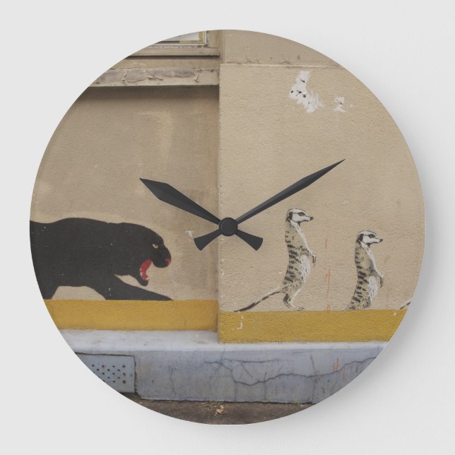 Panter på kringstrykandet stor klocka (Framsida)