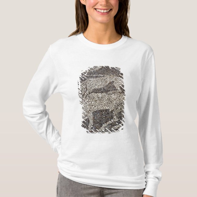 Panter som anfaller en tjur t shirt (Framsida)