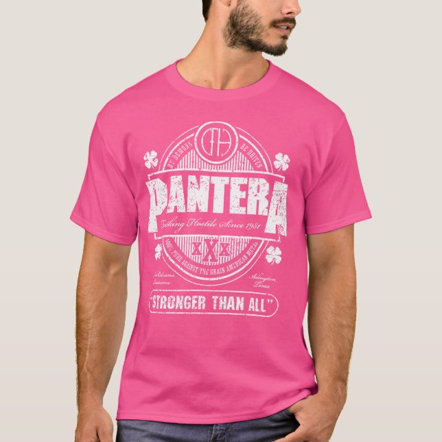 Pantera Officiell starkare än alla St Patrick's Da T Shirt (Framsida)