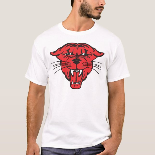 PANTERANSIKTE, röda 01 Tee Shirt (Framsida)