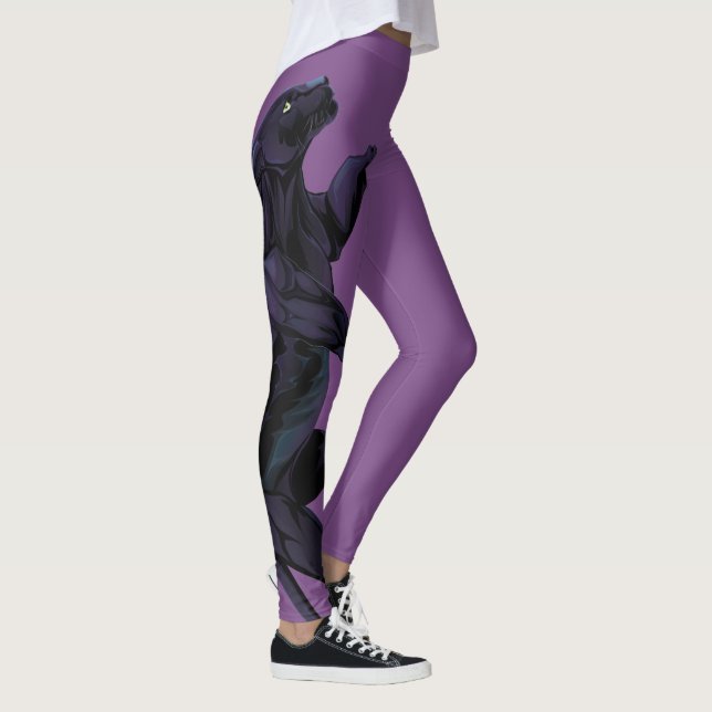 PANTERDAMASKER LEGGINGS (Höger)