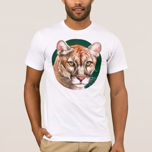 Panterporträttskjorta Tee Shirt (Framsida)