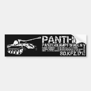 Pantertank Bildekal