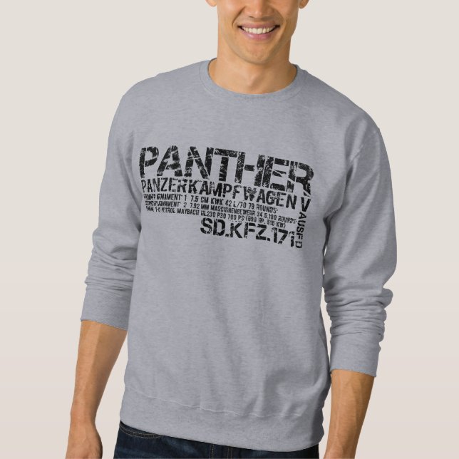 Pantertank Lång Ärmad Tröja (Framsida)