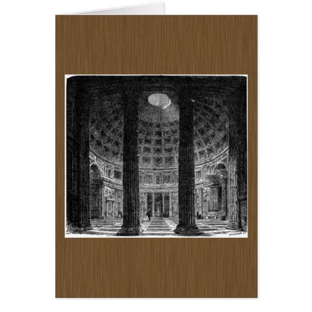 Pantheon Hälsningskort (Framsidan)