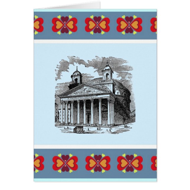 Pantheon Hälsningskort (Framsidan)