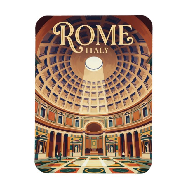 Pantheon Italien Magnet (Vertikal)
