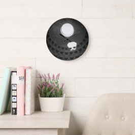 Pantheon Light Skull Rom Italien Black and White Stor Klocka