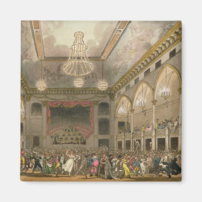 Pantheon Masquerad från Ackermanns mikrokosm Magnet (Framsidan)