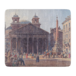 Pantheon och Piazza della Rotonda i Rom, Italien