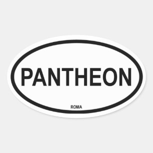 PANTHEON OVALT KLISTERMÄRKE