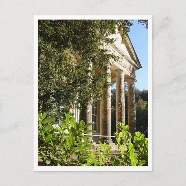 Pantheon på Stourhead-vykort Vykort (Framsida)