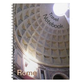 Pantheon Rom Destination Travel - bärbar dator Anteckningsbok Med Spiral