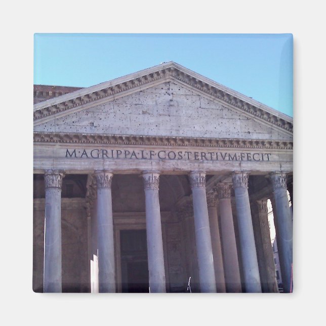 Pantheon, Rom, Italien Magnet (Framsidan)