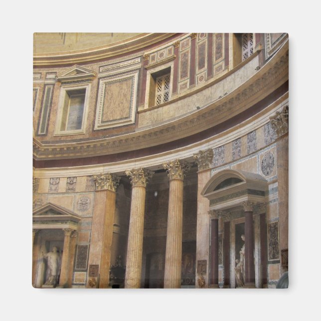 Pantheon, Rom, Italien Magnet (Framsidan)