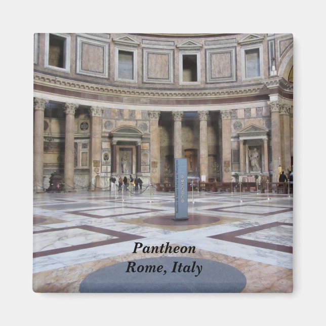 Pantheon, Rom, Italien Magnet (Framsidan)