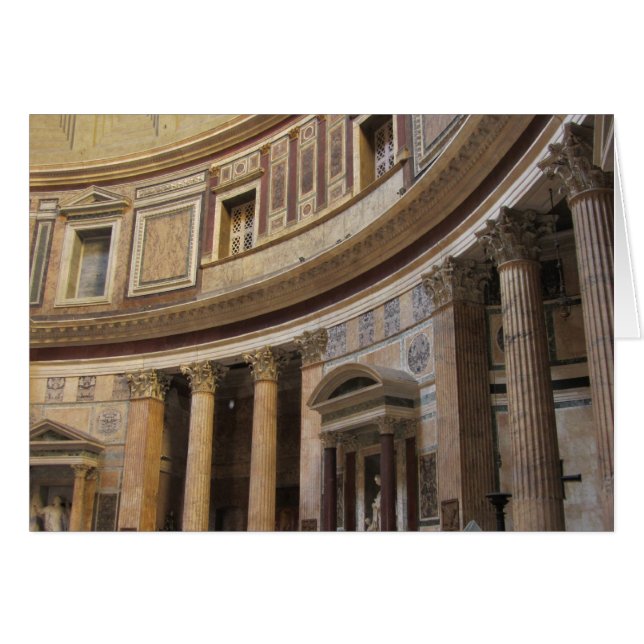 Pantheon, Rom, Italien OBS Kort (Framsidan Horizontal)