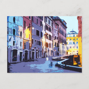 Pantheon Rom Italien Street View Vykort