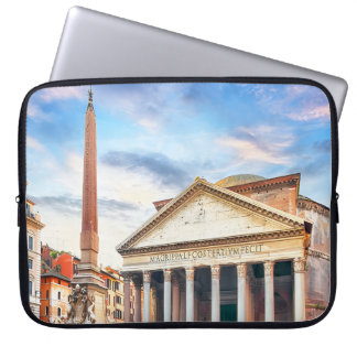 Pantheon Rom Italien Vintage Europe Travel Laptop Fodral