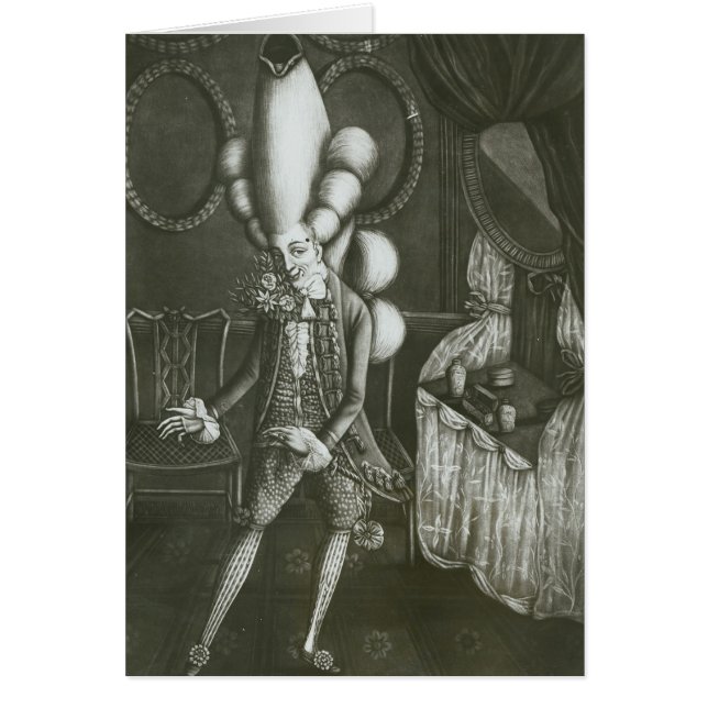 PantheonMacaroni, 1773 Hälsningskort (Framsidan)