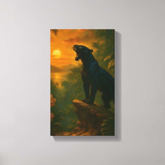 Panther at Dusk — Collector’s Canvas | Orrin (Framsida)