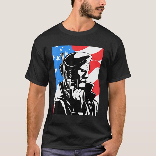 Panther Black Party Power T Shirt (Framsida)