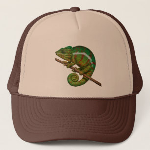 Panther Chameleon Digital Painting Truckerkeps