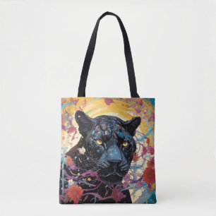 Panther Colorful Animal Enchanting Tygkasse