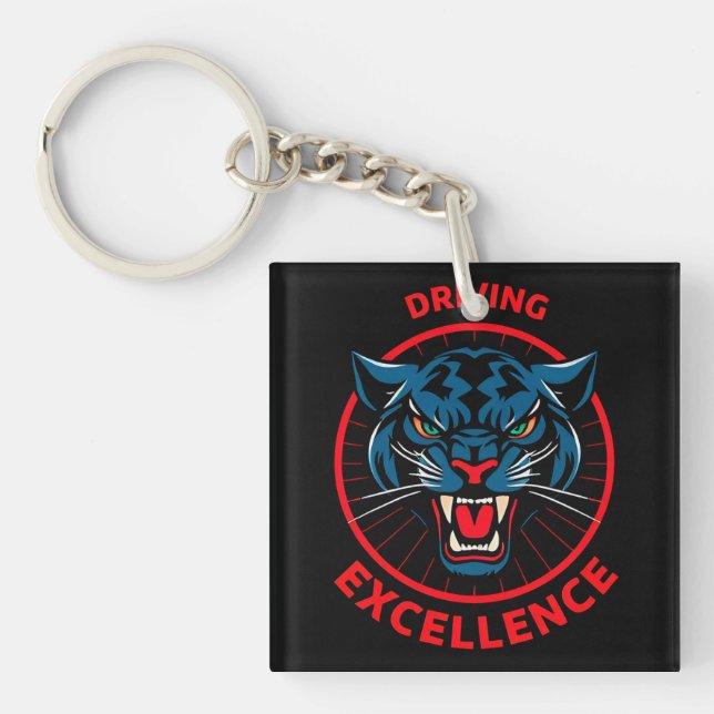 Panther Driving Excellence Träskylt (Framsidan)