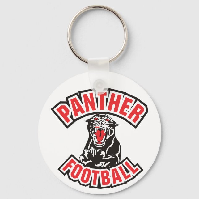 PANTHER FOOTBALL Red Nyckelring (Framsida)