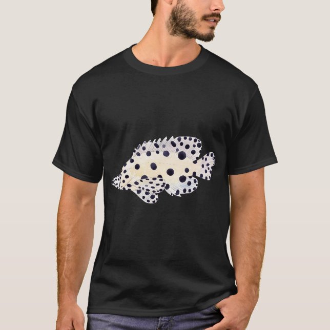 PANTHER GROUPER-Cromileptes altivelis T Shirt (Framsida)