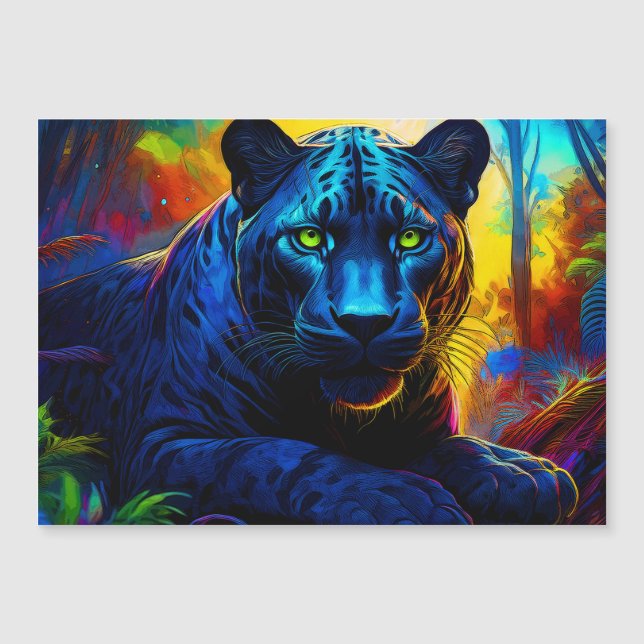 Panther Magnetkort (Framsida)