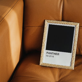 Panther Movie Black - White Gräns Perfect Poster