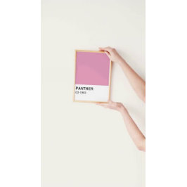 Panther Movie Rosa - Fullt Bredd Perfect Poster