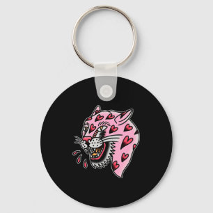 Panther Nk X Heart Love Traditionell Premium Tri-b Nyckelring