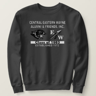 Panther och EW Mörk Grått Sweatshirt