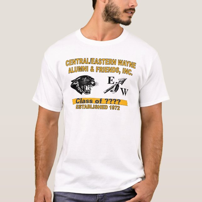 Panther och Trending EW White T Shirt (Framsida)